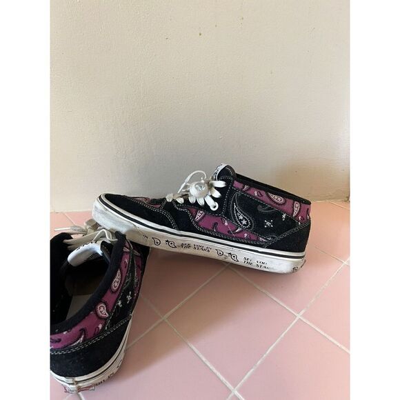 Vans Half Cab 33 DX Paisley Retro Sneaker Purple Cosmic Rodeo Mens Size 7.5 / 9 - Picture 5 of 9